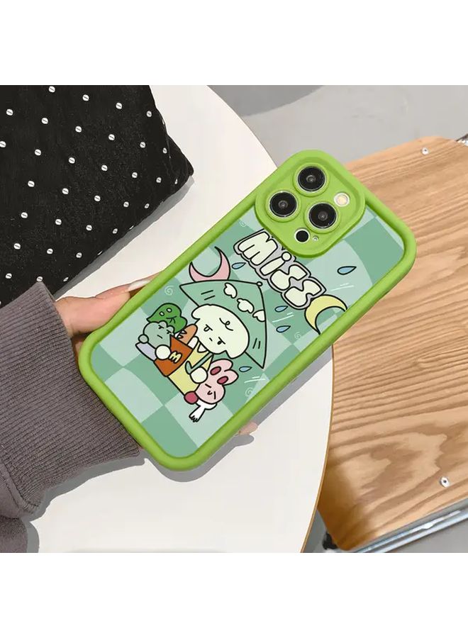 Green Premium Corundum Case For IPhone 16 Pro Drop Protection - Image 5